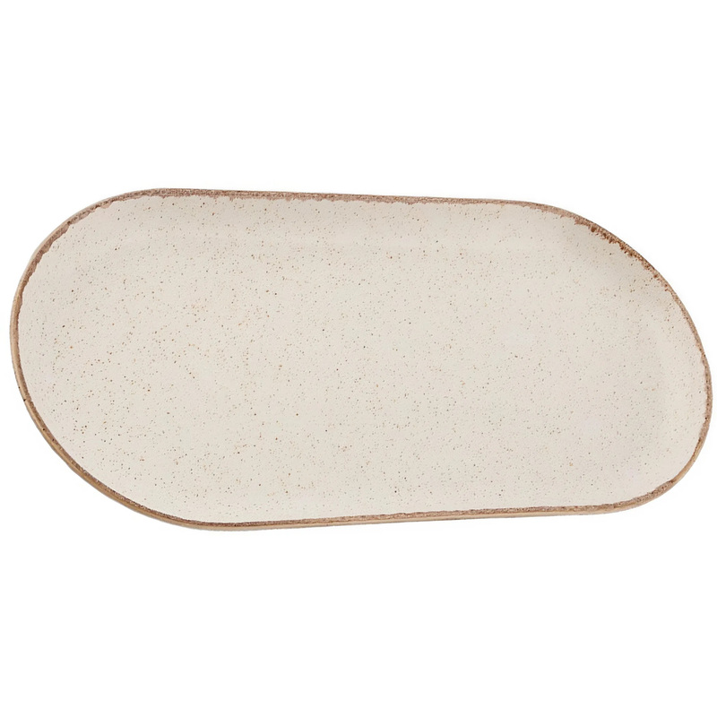 Изображение товара Фарфоровое блюдо для сервировки Porland Seasons 30х15 см бежевое набор 6 штук