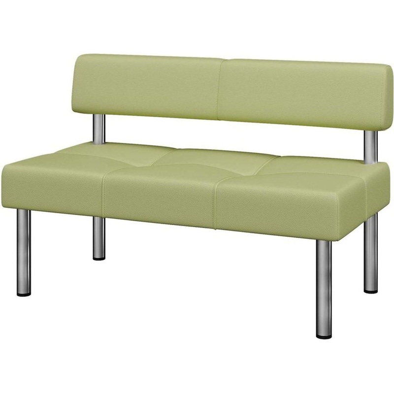 Изображение товара Модуль прямой Balance Bu2 двухместный салатовый из искусственной кожи