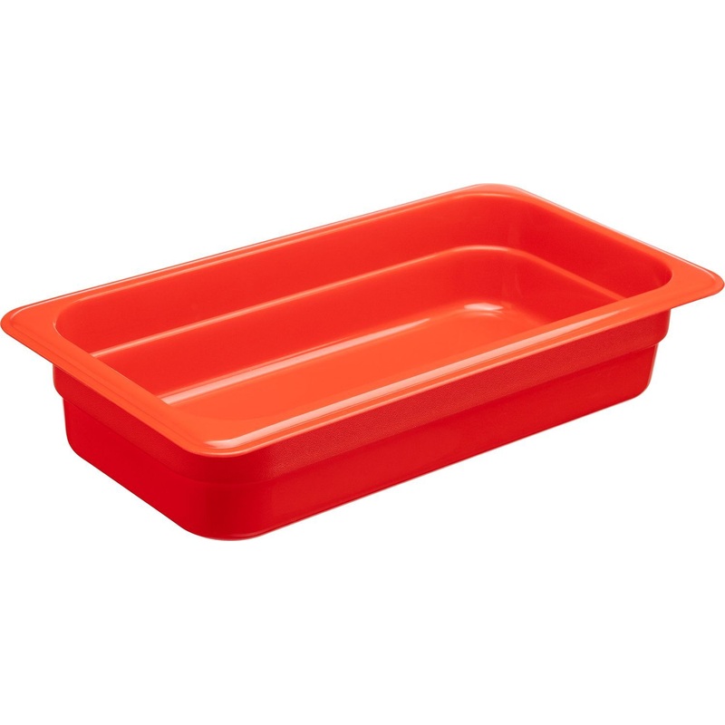 Изображение товара Гастроемкость Restola GN 1/3 2.5 л полипропилен 32.5x17.6x6.5 см красная профессиоанльная