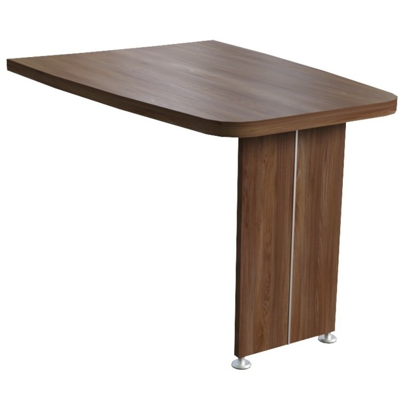 Изображение товара брифинг приставка Belfast для столов 1200x850x760 темный дуб