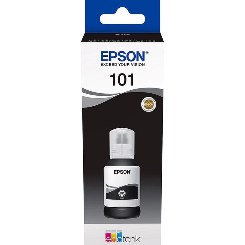 Изображение товара Чернила Epson 101 C13T03V14A черные оригинальные