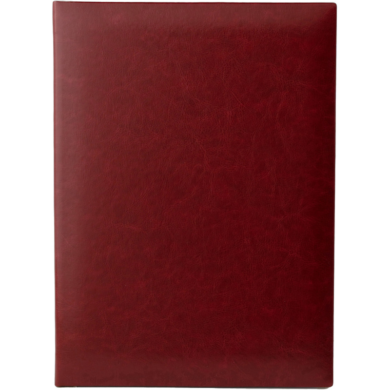 Изображение товара Папка адресная ЛВ+ А4 рециклированная кожа бордовая