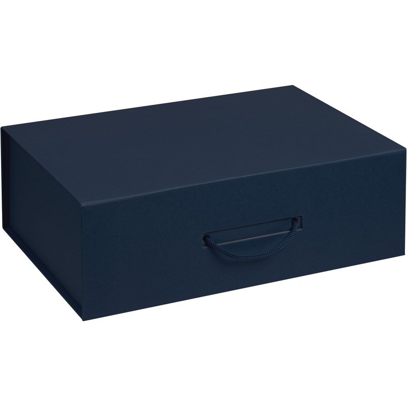 Изображение товара Коробка подарочная Big Case тёмно-синяя 39x26.3x12.5 см