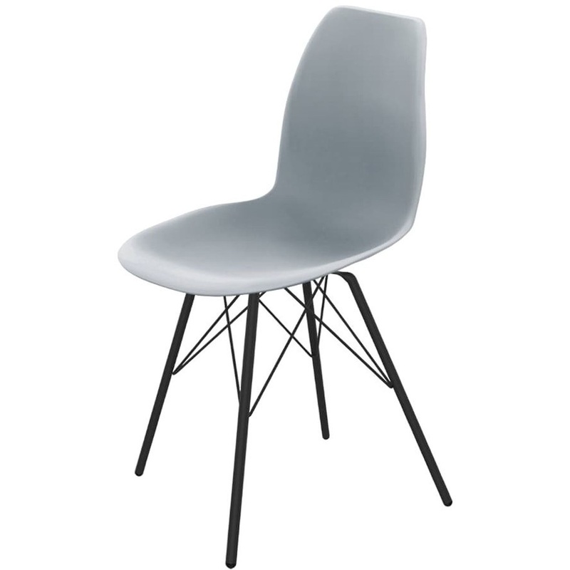 Изображение товара Обеденный стул Sheffilton SHT-ST29/S37 серый металл пластик офисный кафе