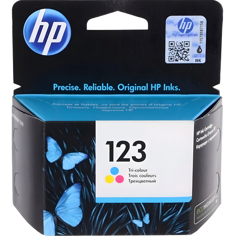 Изображение товара Уценка. Картридж струйный HP 123 F6V16AE цветной оригинальный Изображение товара Уценка. Картридж струйный HP 123 F6V16AE цветной оригинальный