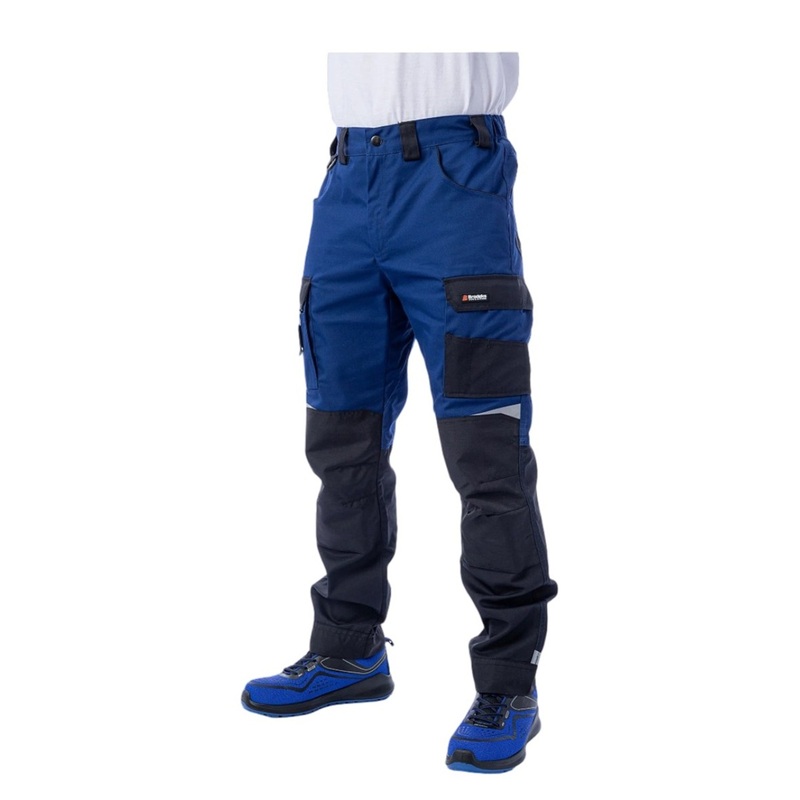 Изображение товара Брюки рабочие летние Brodeks KS 302 синий/черный 62
