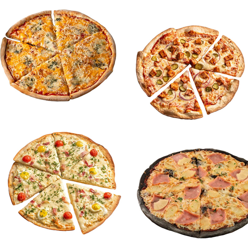 Изображение товара Набор пицц на День рождения №1 4 шт популярные американские пиццы для праздника