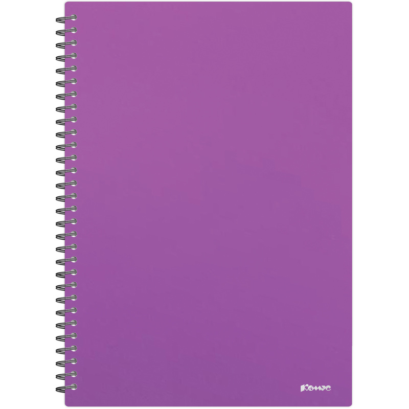 Изображение товара Бизнес-тетрадь Комус Classic А4 100 листов фиолетовая спираль