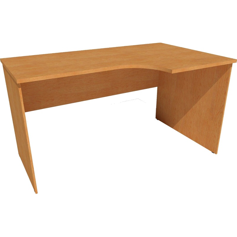 Изображение товара Стол письменный ЯШС 501/1.14Л Левый, ясень шимо светлый, 1400x850x750 мм