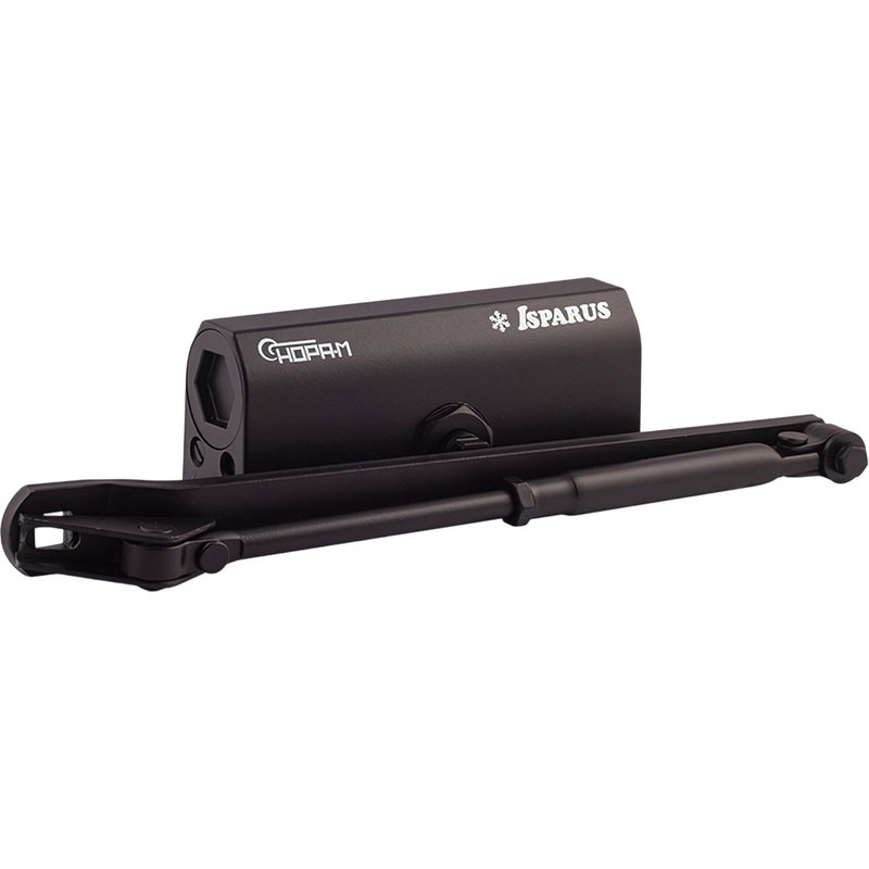 Изображение товара Доводчик дверной Isparus 440 до 140 кг черный