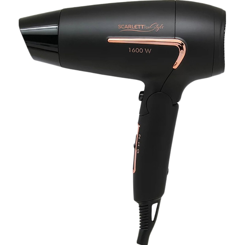 Изображение товара Фен Scarlett SC-HD70IT09 черный с функцией ионизации