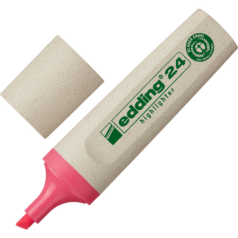 Изображение товара Текстовыделитель Edding Eco E-24 розовый скошенный наконечник