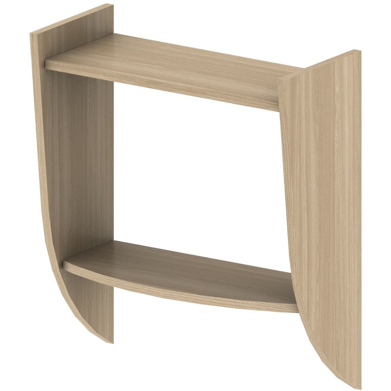 Изображение товара Полка навесная Агат АЯ-39 в цвете ясень шимо