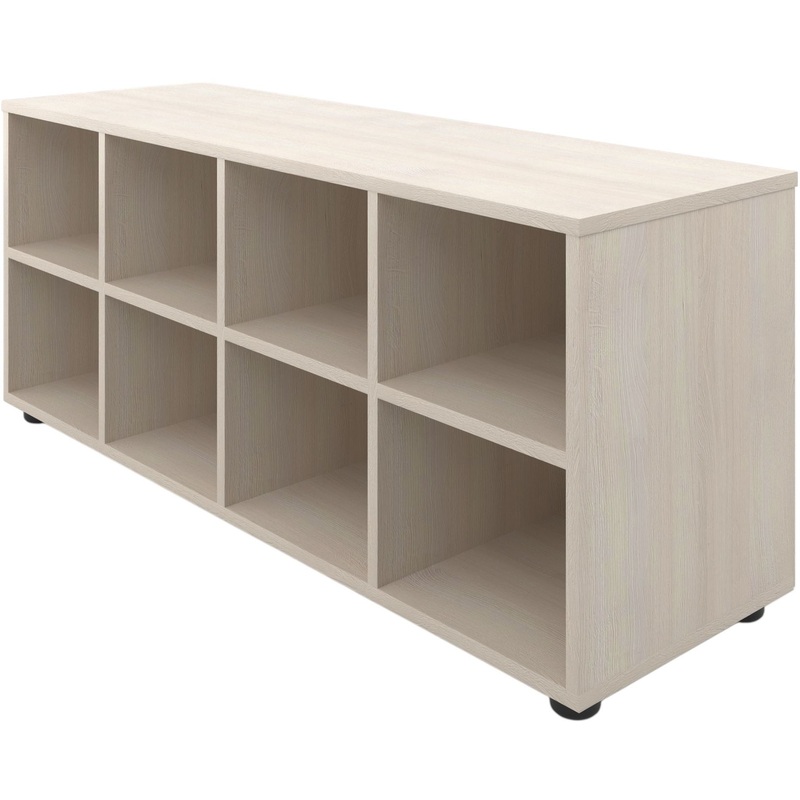 Изображение товара Тумба для обуви с ячейками дуб шамони светлый 1145х360х480 мм