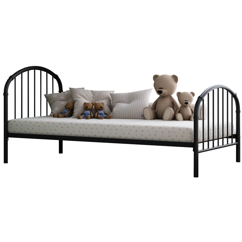 Изображение товара Кровать металлическая одноярусная Эвора-1 (черный, 950х1980х958 мм)