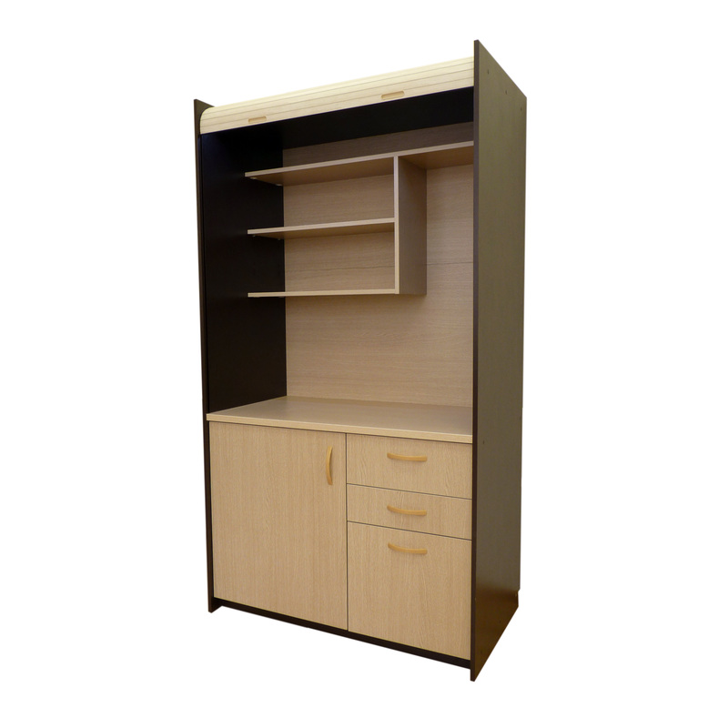 Изображение товара Мини-кухня Ринг КМ 970 венге светлый дуб 2000х1080 мм компактная мебель