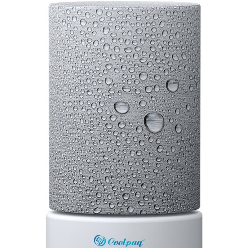 Изображение товара Чехол для бутилированной воды 19 л из полиэстера с принтом сталь и капли воды