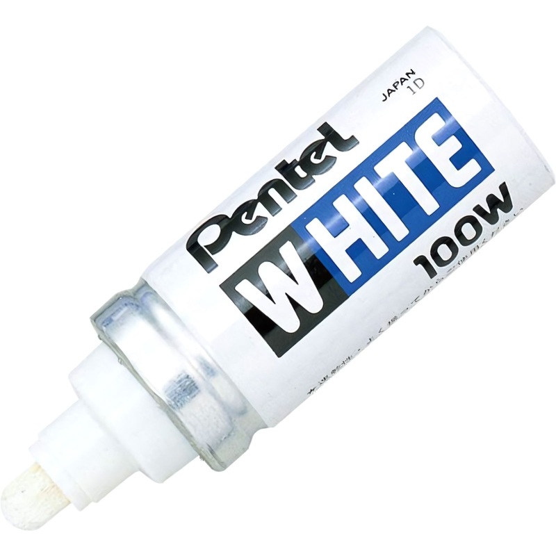 Изображение товара Промышленный лаковый маркер Pentel X100W белый 4-8 мм для универсальной маркировки