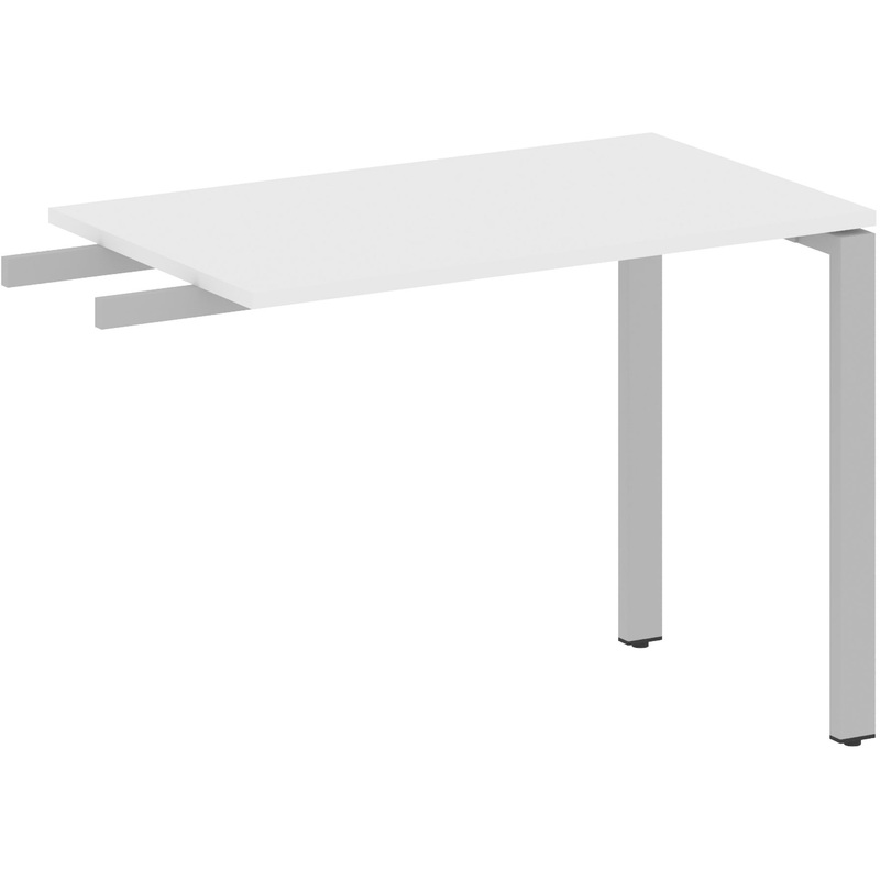 Изображение товара Приставка-брифинг Metal System Style БП.ПР-3 белая/серый 1000x600x750 мм