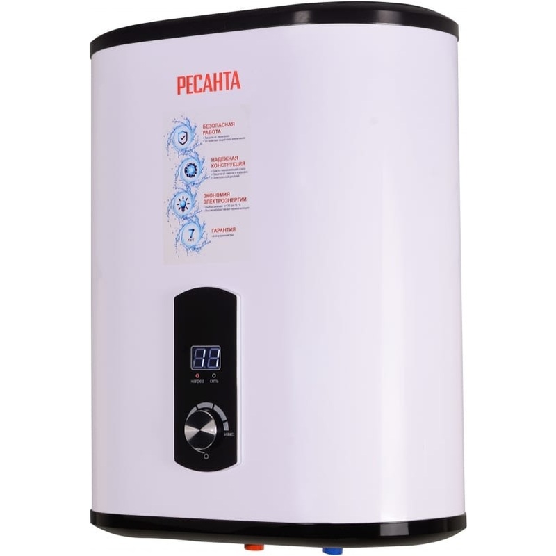 Изображение товара Водонагреватель накопительный электрический Ресанта ВН-30В 30 л с дисплеем