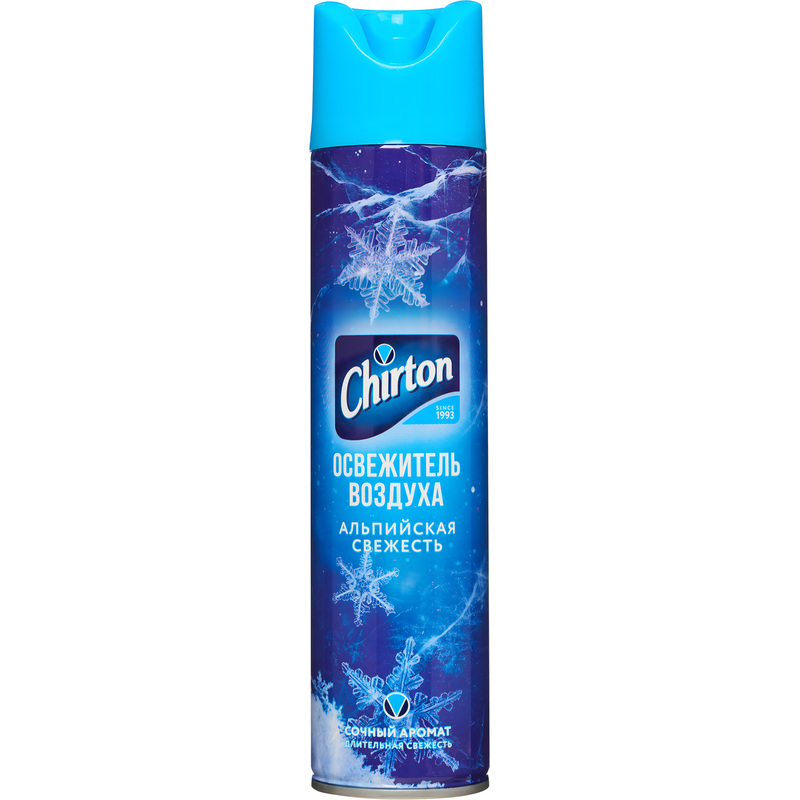Изображение товара Освежитель воздуха Chirton Альпийская свежесть 300 мл аэрозоль для дома и ванной