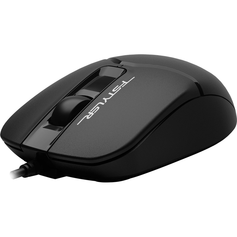 Изображение товара Игровая мышь A4Tech Fstyler FM12 черная с разрешением 1200 dpi проводная