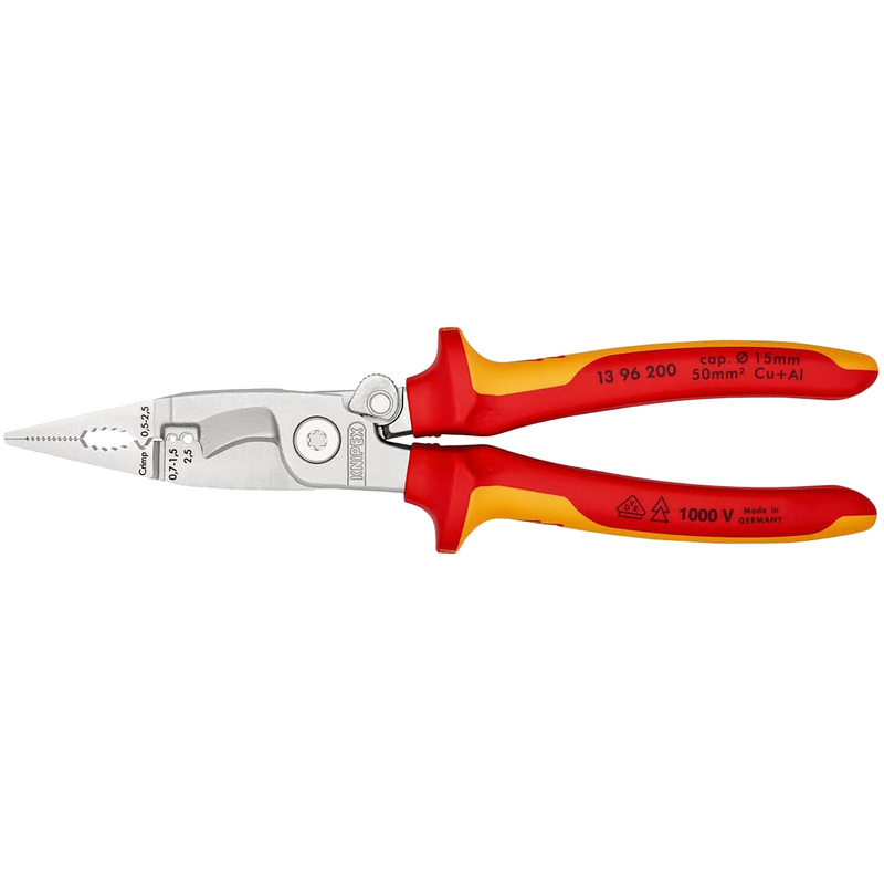 Изображение товара Клещи электромонтажные Knipex VDE 6-в-1 KN-1396200SB