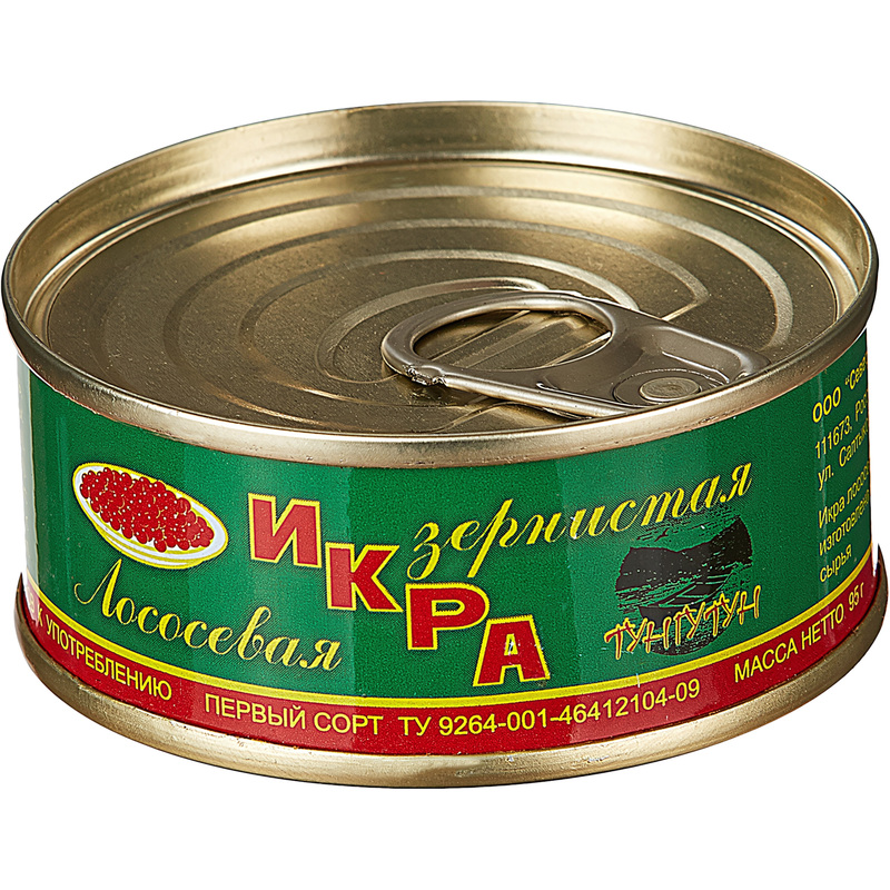Изображение товара Икра лососевая Тунгутун 95 г