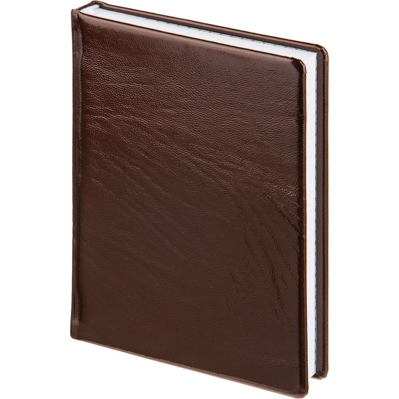 Изображение товара Ежедневник недатированный Attache Selection Gloss натуральная кожа А5 160 листов коричневый