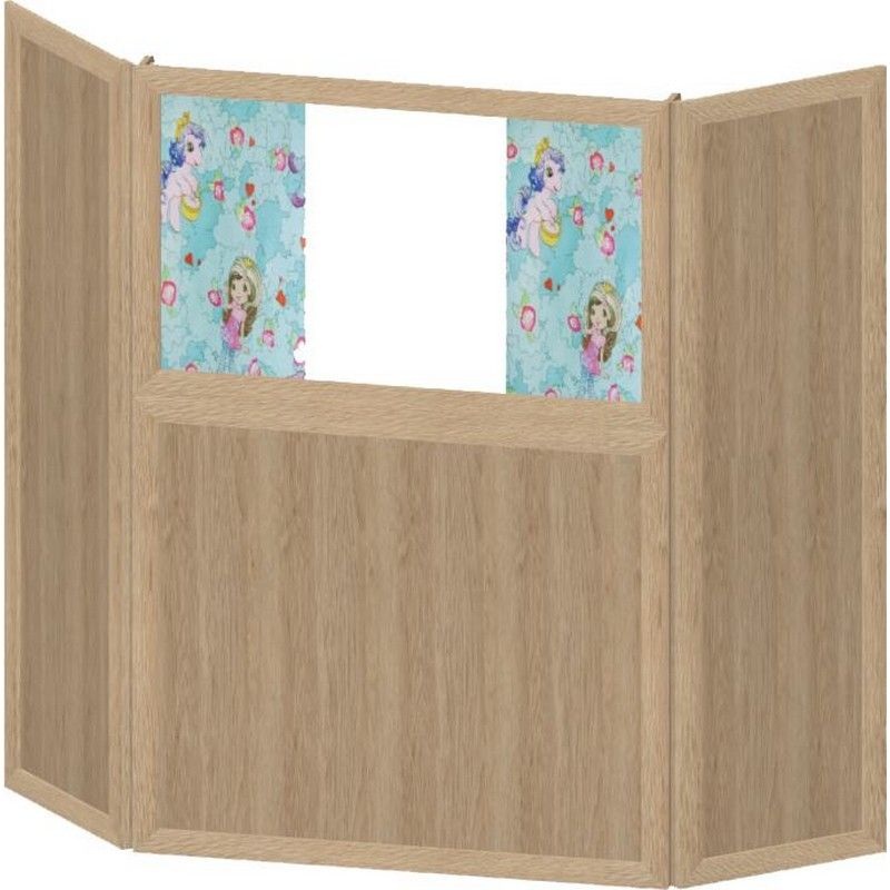 Изображение товара Ширма театральная М-283 из ЛДСП дуб сонома 2133х368х1700 мм Россия