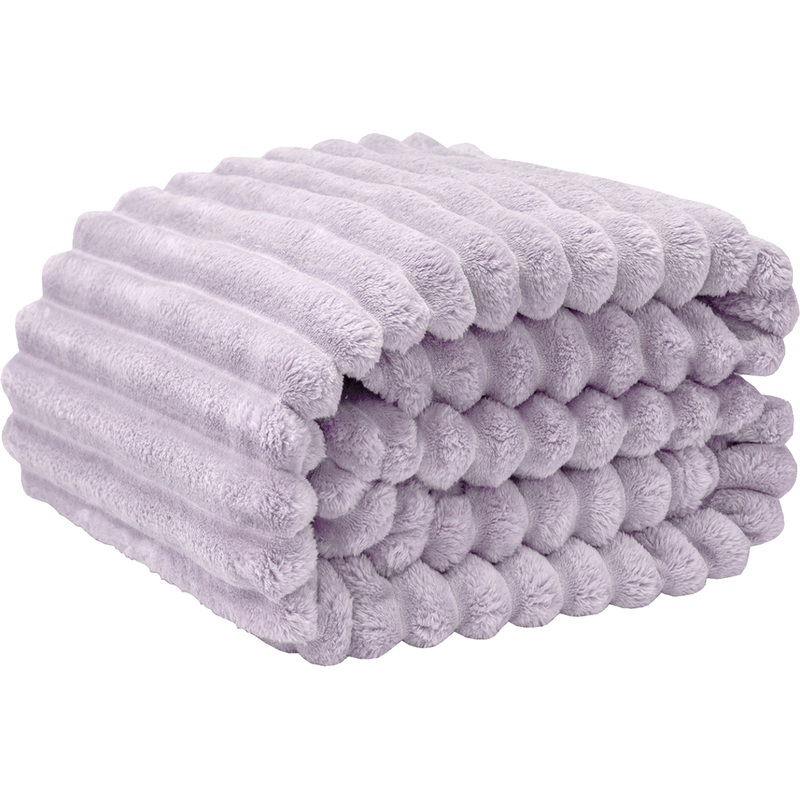 Изображение товара Покрывало на кровать BRAVO Family велсофт полиэстер 200х220 см лиловое