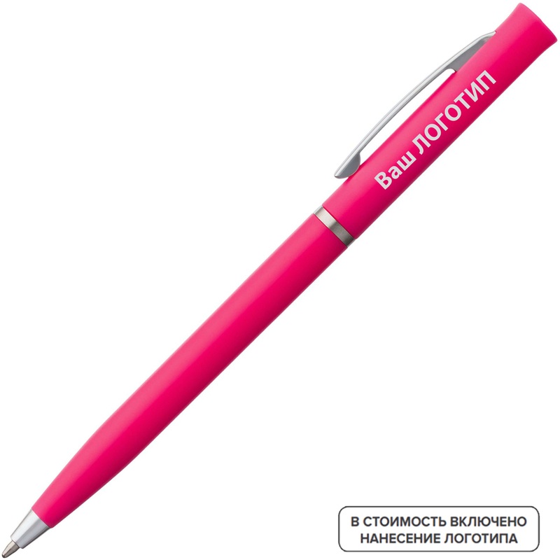 Изображение товара Ручка шариковая EuroChrome с логотипом 200 шт синяя и розовая