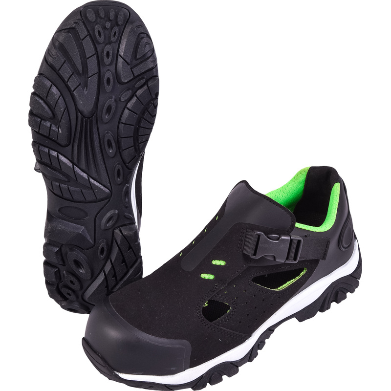 Изображение товара Полуботинки с перфорацией (сандалии) Равелин 1 КПП ЭВА-нитрил из микрофибры чёрные (размер 37)