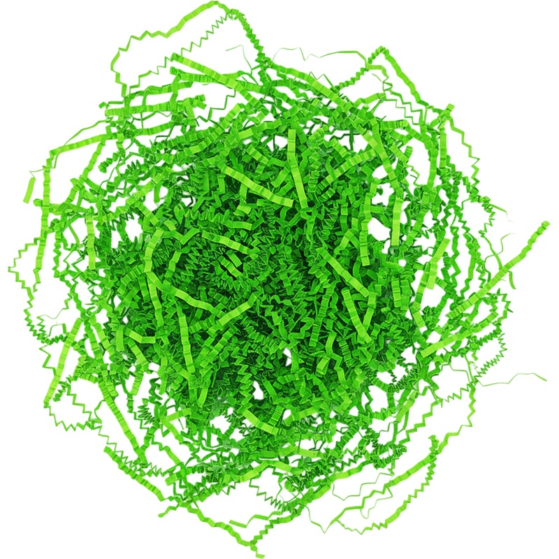 Изображение товара Зелёный бумажный наполнитель для подарков 100 г Рута Упак