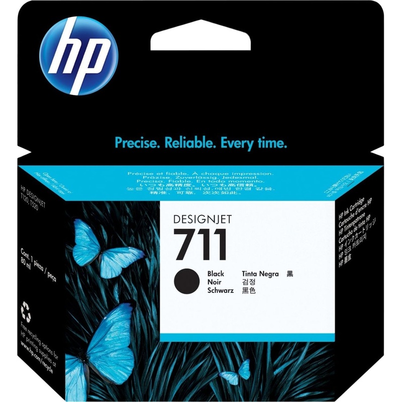 Изображение товара Картридж струйный HP 711 CZ133A черный оригинальный повышенной емкости