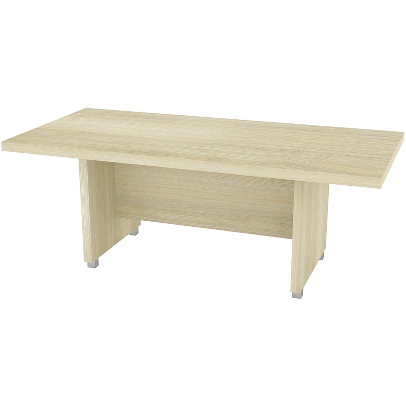 Изображение товара Стол для переговоров Комус Мебель Easy Director дуб шамони светлый 2100х1000х780 мм