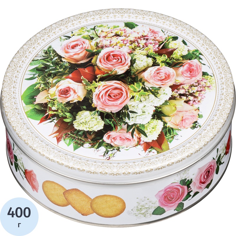 Изображение товара Сдобное печенье Сладкая сказка Розовый этюд с кокосом 400 г