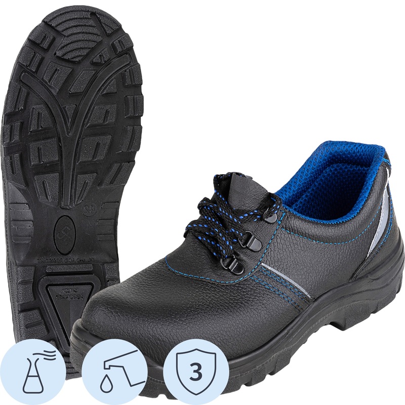 Изображение товара Полуботинки рабочие летние Prosafe 23-0 из искусственной кожи размер 44 черные