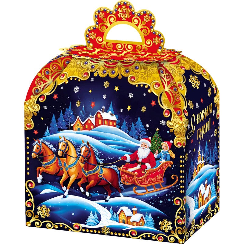 Изображение товара Новогодний сладкий подарок Азбука Праздника Новогоднее приключение 1000 г сладости для праздника