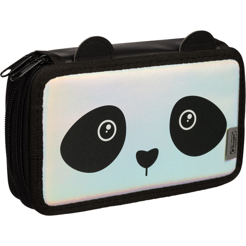 Изображение товара Пенал двухсекционный Комус Класс Panda черный