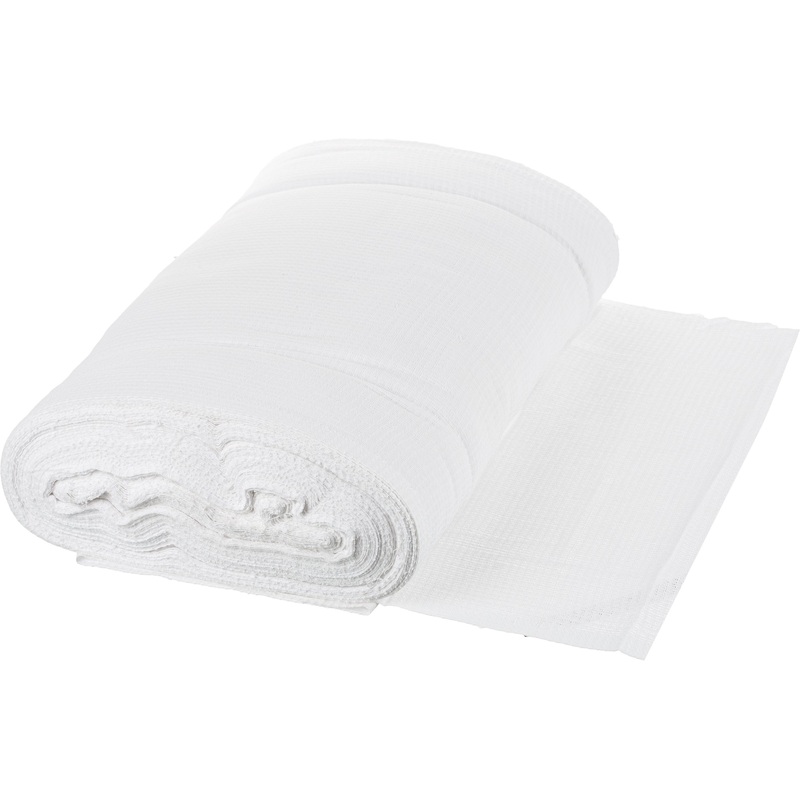 Изображение товара Техническое вафельное полотно 45 см x 60 м 120 г/кв.м отбелённое для уборки