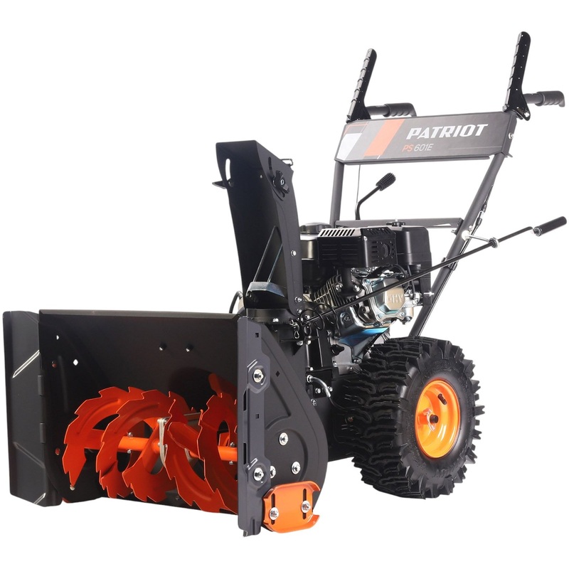 Изображение товара Бензиновый снегоуборщик Patriot PS 601E двухступенчатый 56 см мощность 7 л.с.