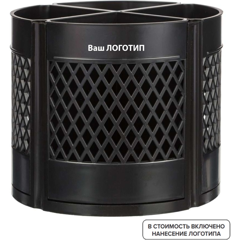 Изображение товара Подставка-органайзер Attache Квартет черная - 30 штук в упаковке