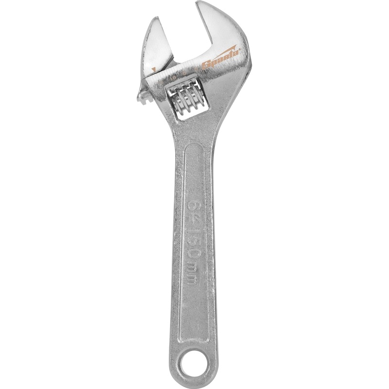 Изображение товара Разводной гаечный ключ Sparta 155205 150 мм для крепежа