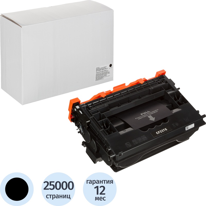 Изображение товара Лазерный картридж Retech 37X CF237X для HP черный совместимый 25000 страниц