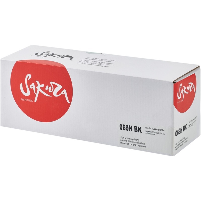Изображение товара Картридж лазерный Sakura 069H BK SA069HBK для Canon черный
