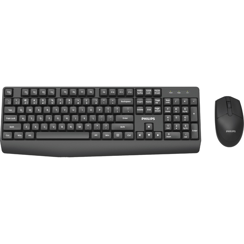 Изображение товара Комплект беспроводной клавиатуры и мыши Philips SPT6337B/60