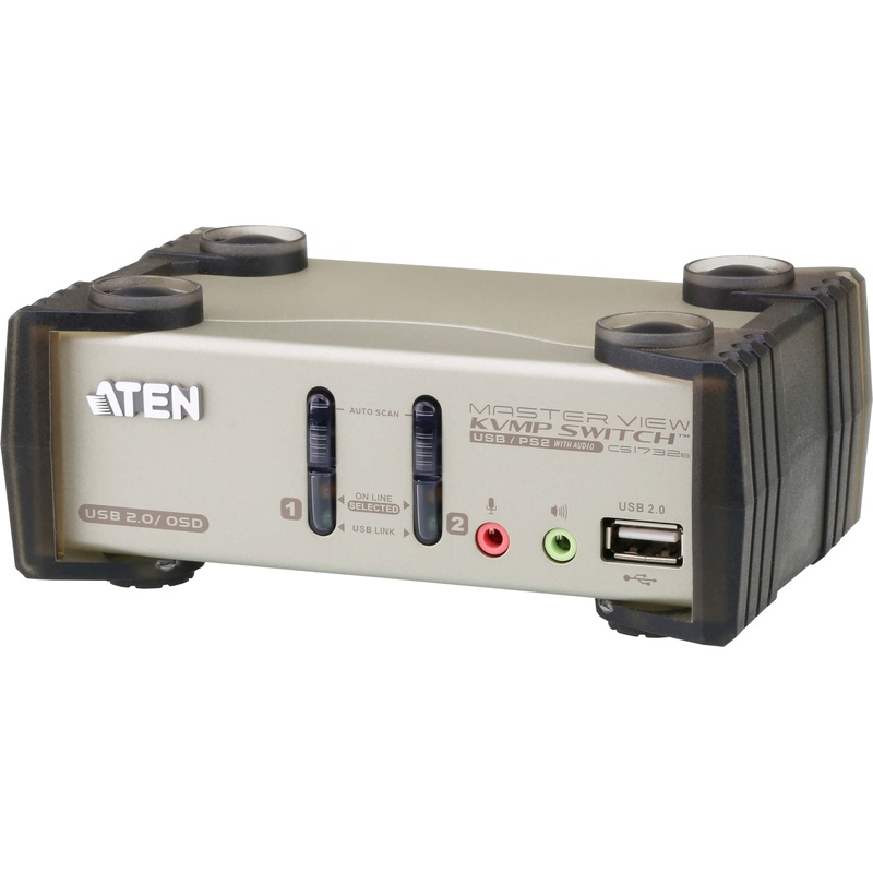 Изображение товара KVM-переключатель Aten CS1732B с VGA и USB Type-A