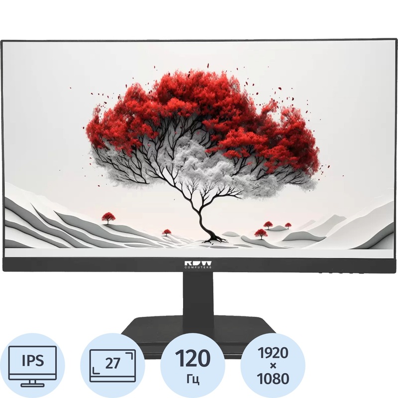 Изображение товара Монитор 27" RDW Computers RDW2701K чёрный (2701K/F00B0120V2A1) Изображение товара Монитор 27" RDW Computers RDW2701K чёрный (2701K/F00B0120V2A1)