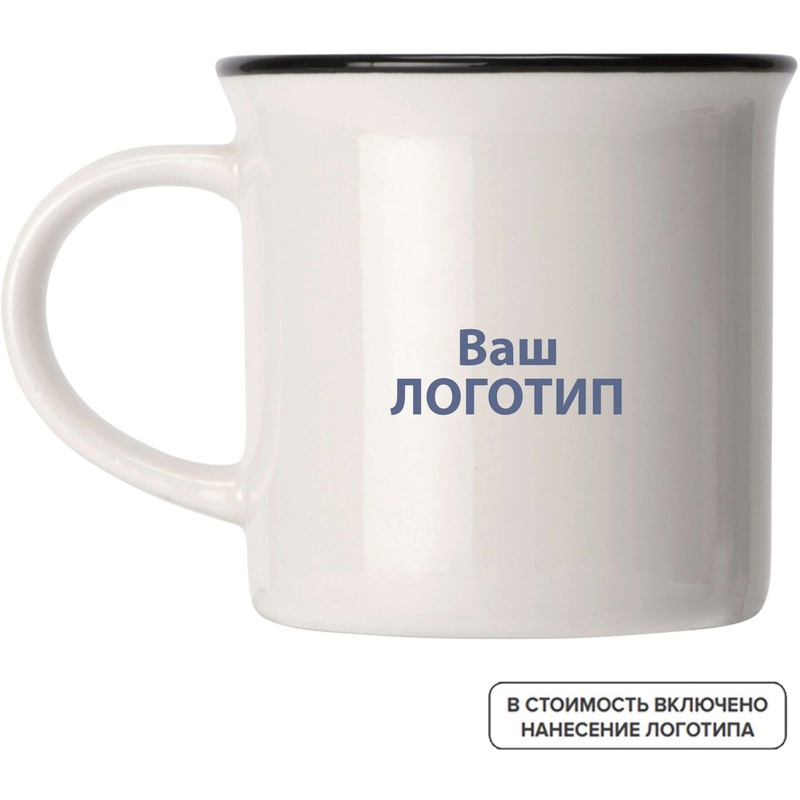 Изображение товара Керамическая кружка Countryside S 235 мл костяной фарфор с возможностью нанесения логотипа